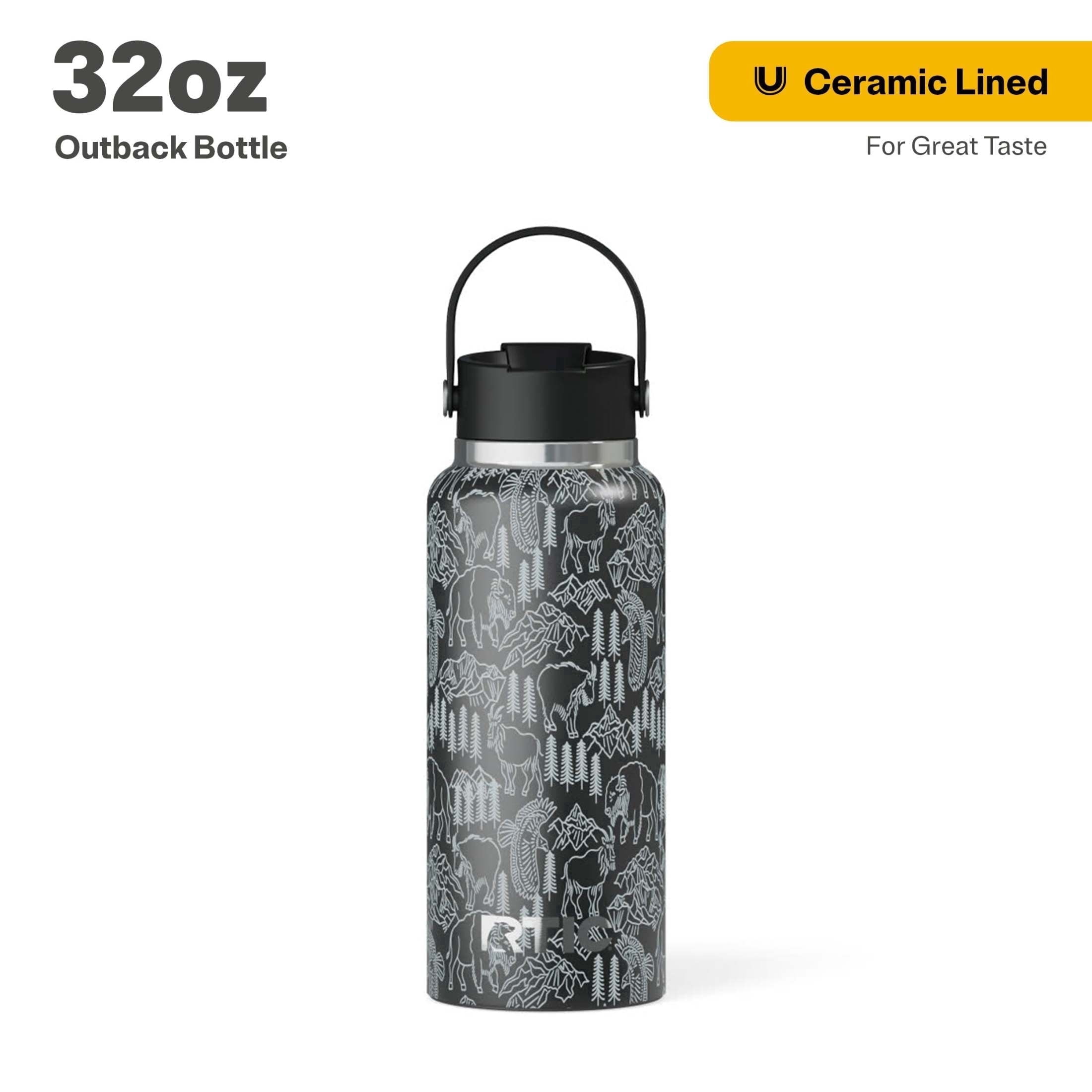 RTIC 32 oz Botella Aislada con Revestimiento Cerámico Outba…