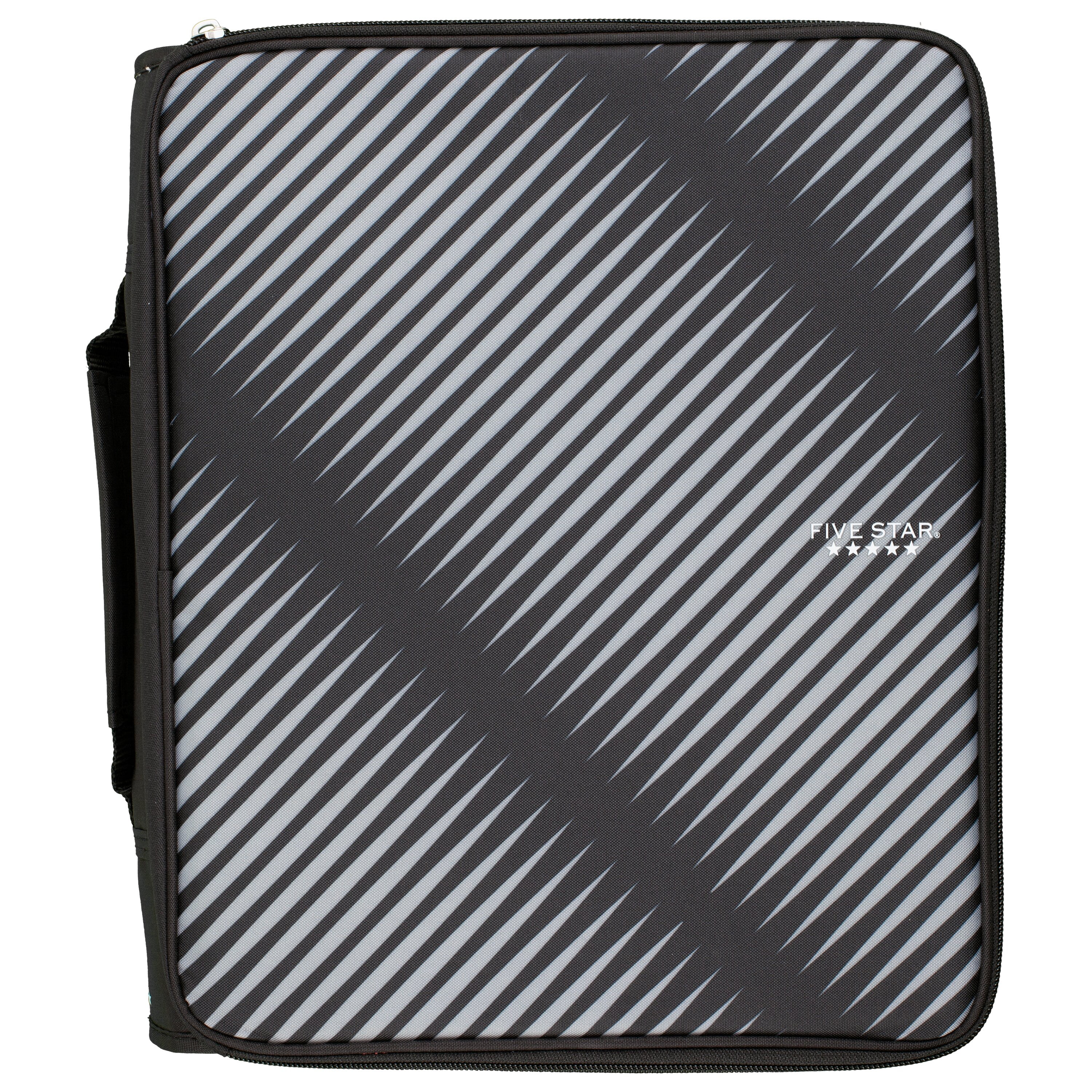 Five Star 2 Zipper Binder Plus Multi Access File Black 72536