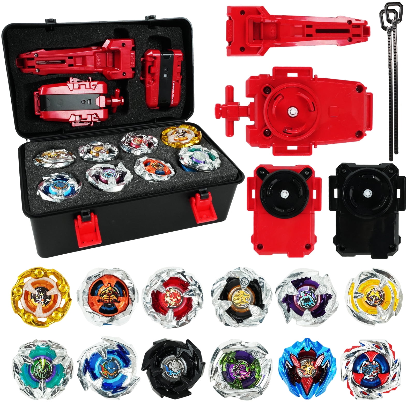 Jaawind Bey Battling Top Burst Gyro Toy Set Kids 12 Spinnin…