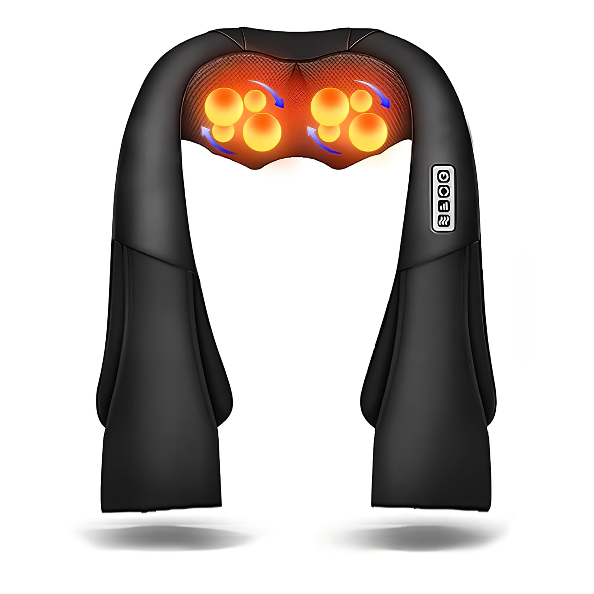 ZENART Shiatsu Shoulder Back and Neck Massager with Heat El…